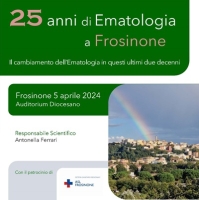 25 anni di Ematologia a Frosinone