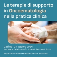 Le terapie di supporto in Oncoematologia nella pratica clinica